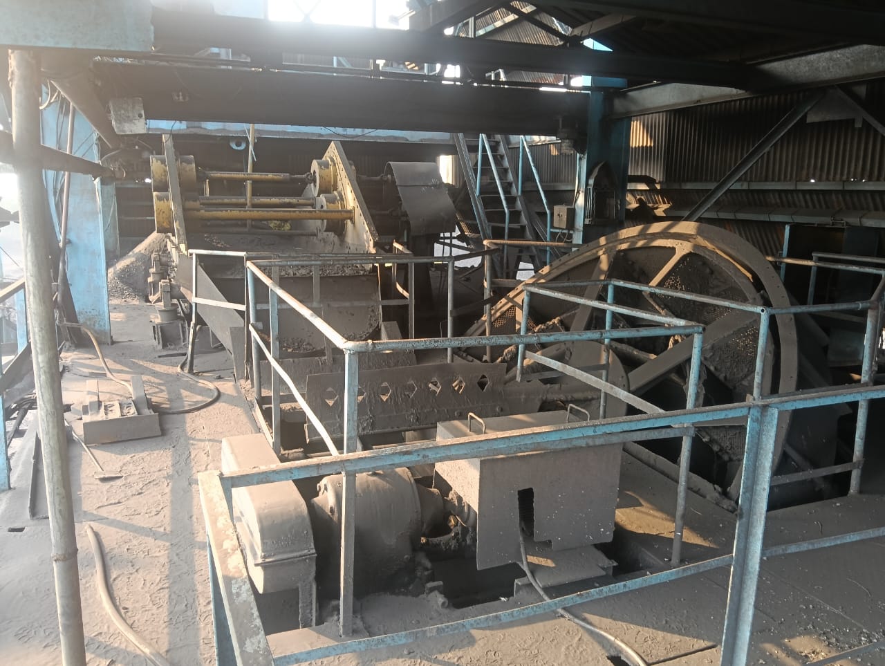 Coal washing and processing machinery at Rukhmai Infrastructures plant, Nimbala